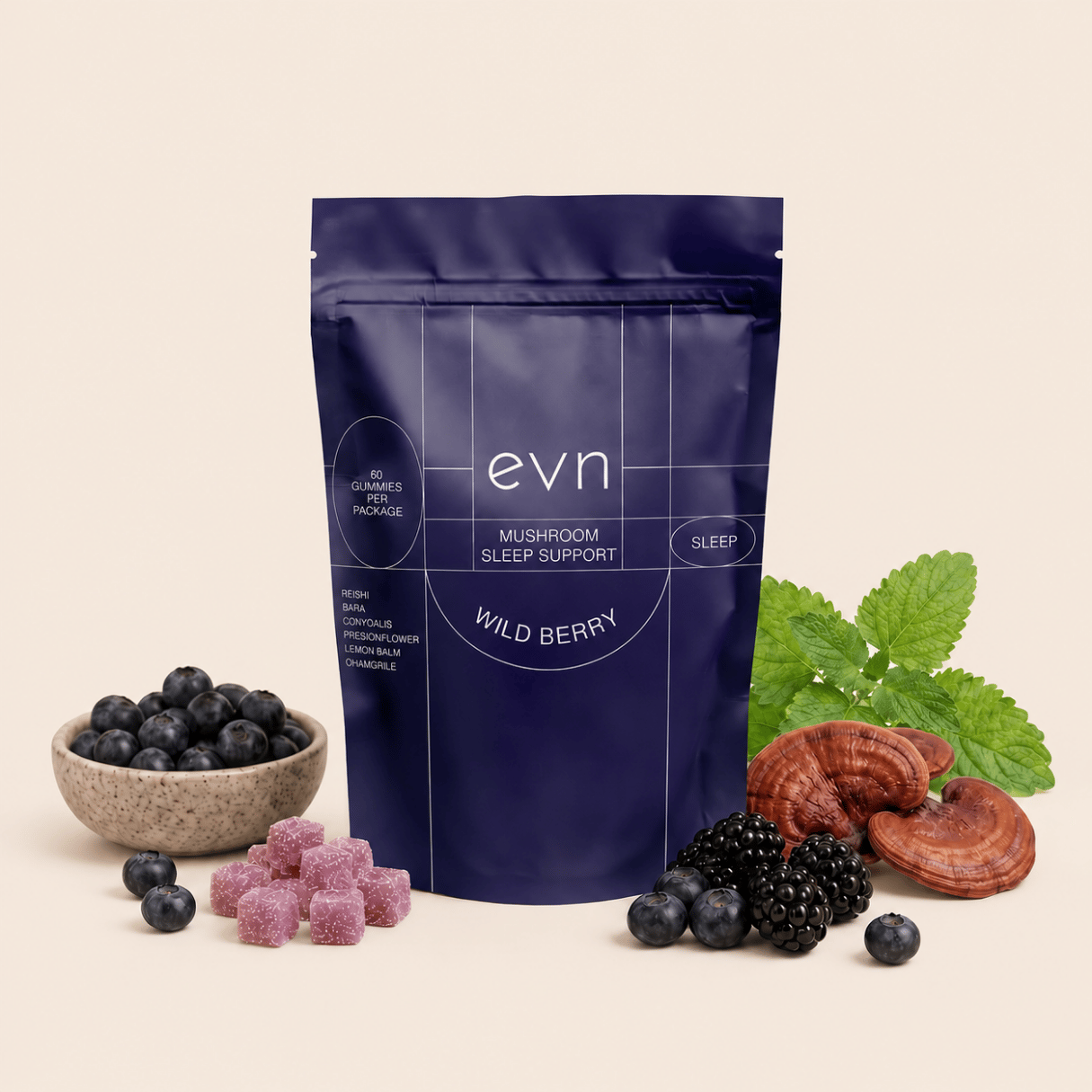 berry mushroom gummies