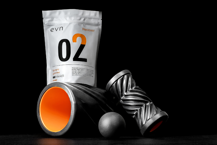turmeric gummies and foam rollers
