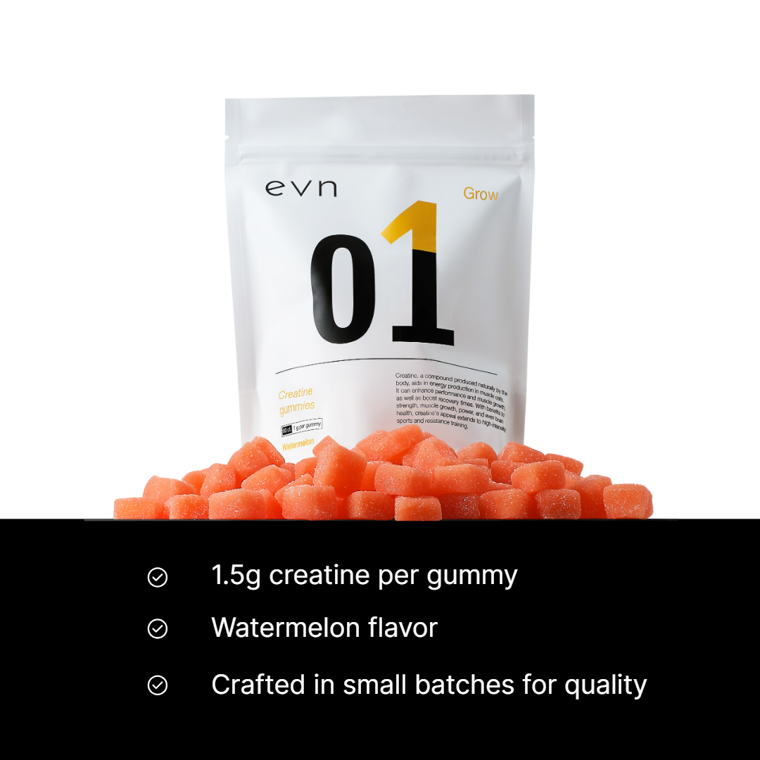 a mound of watermelon creatine gummies