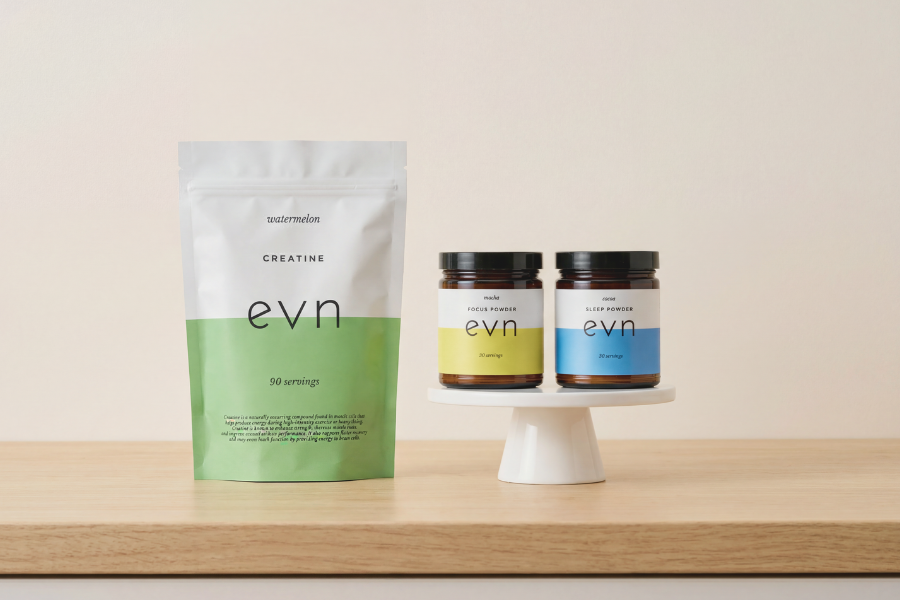 evn products on counter