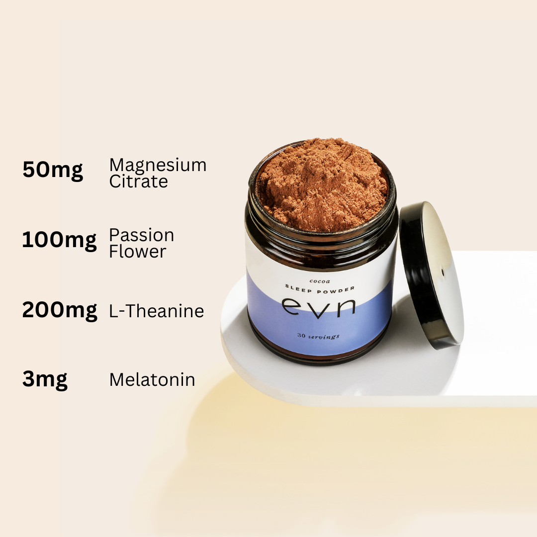 evn chocolate sleep powder